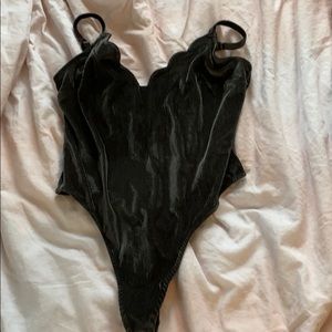 Urban Outfitters Velvet Bodysuit